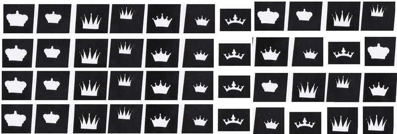 32  Nail Stencils style 131