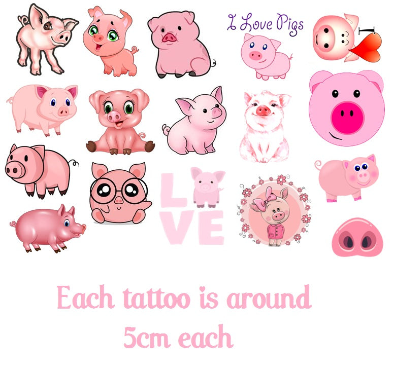 Mini pig tattoo on the arm  Tattoogridnet