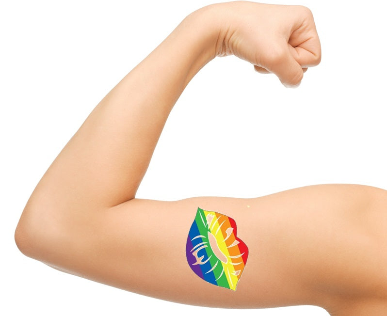 Way to Celebrate Rainbow Pride MultiPattern Temporary Tattoo Pack  Adult  Unisex  Walmartcom