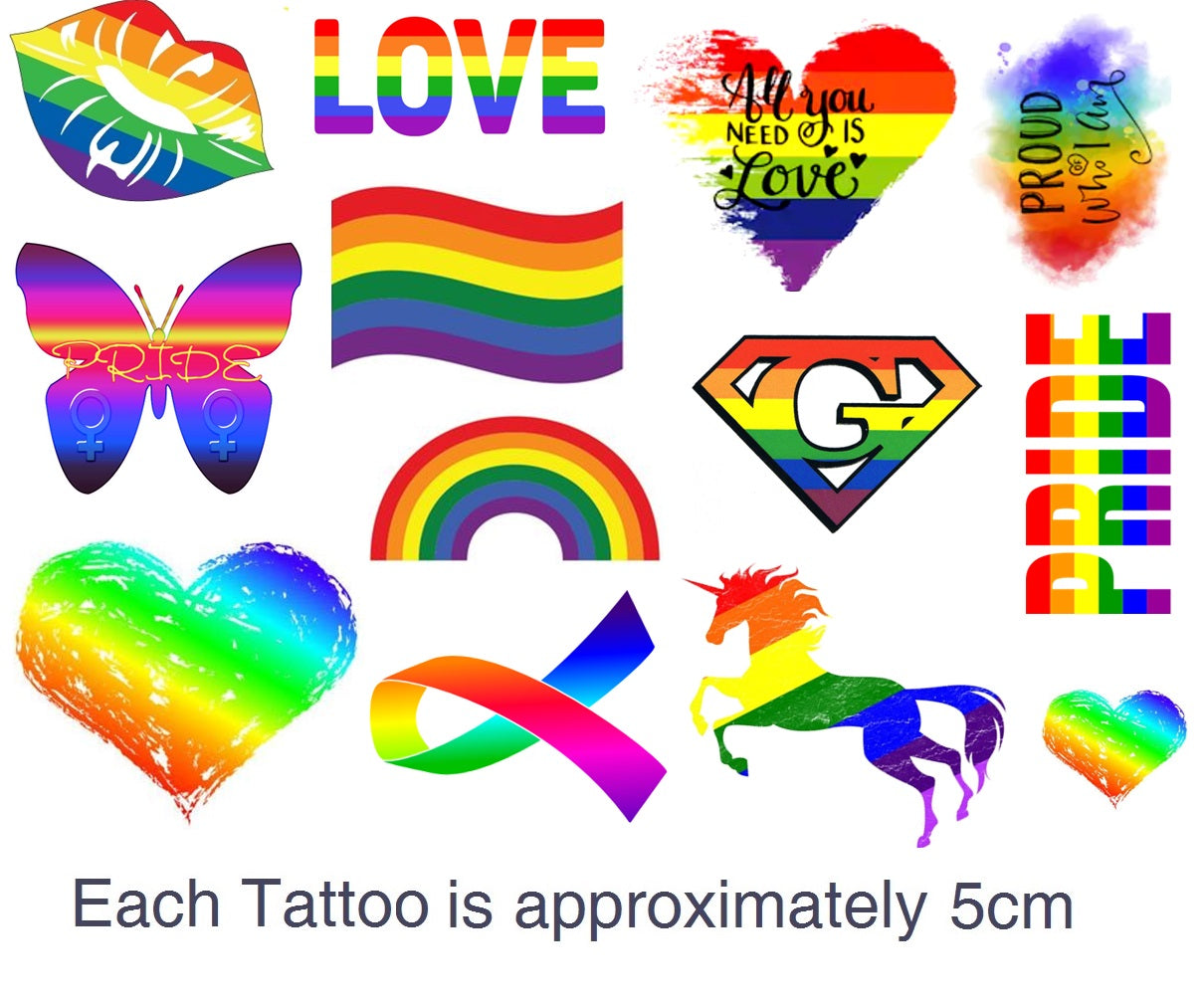 Pride Temporary Tattoo Pack  Hot Topic